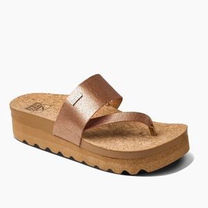 New Reef Platform Cushion Sol High Women’s Sandal Slide Flip Flop Size 7